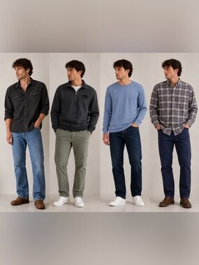 Shirt Bundle Men’s Medium Casual | Roots, Wrangler, Woolrich & Denver Hayes M